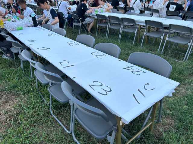 淀川花火大会ステージシートの座席
